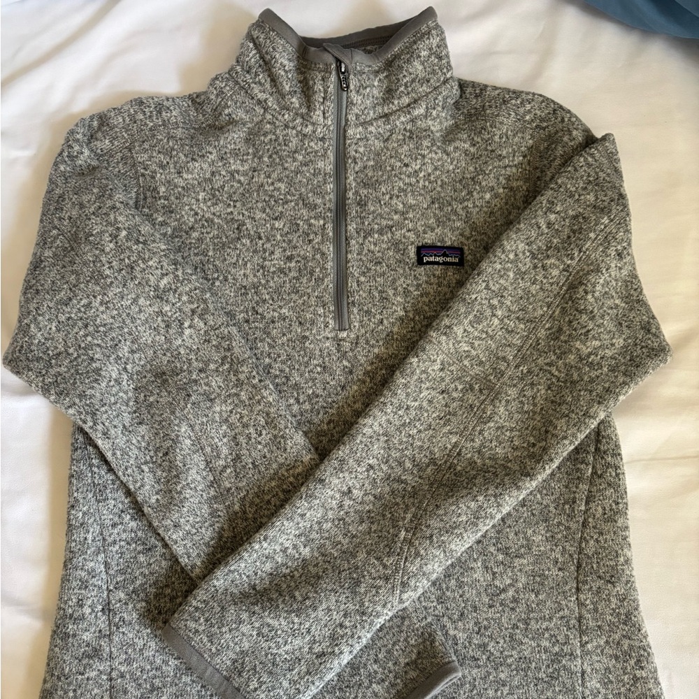 Patagonia Better Sweater Quarter Zip Grey - Women’s Small
